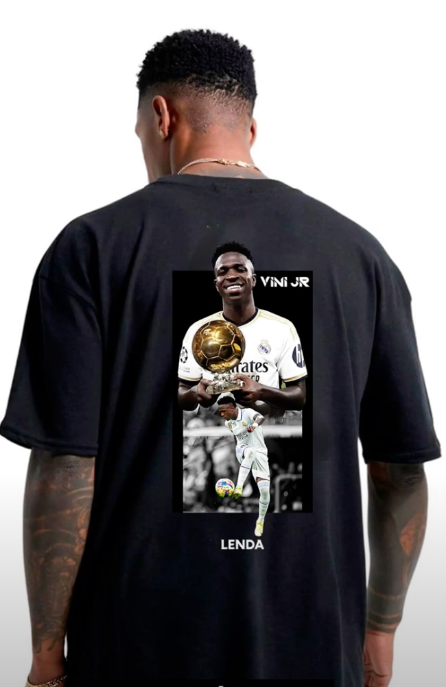 Camiseta Oversized - Vini Ballon d'Oro do povo