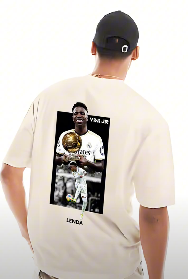 Camiseta Oversized - Vini Ballon d'Oro do povo