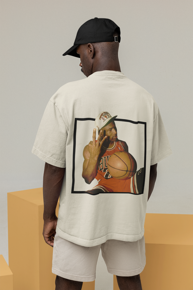 Camiseta Oversized - Jordan tri