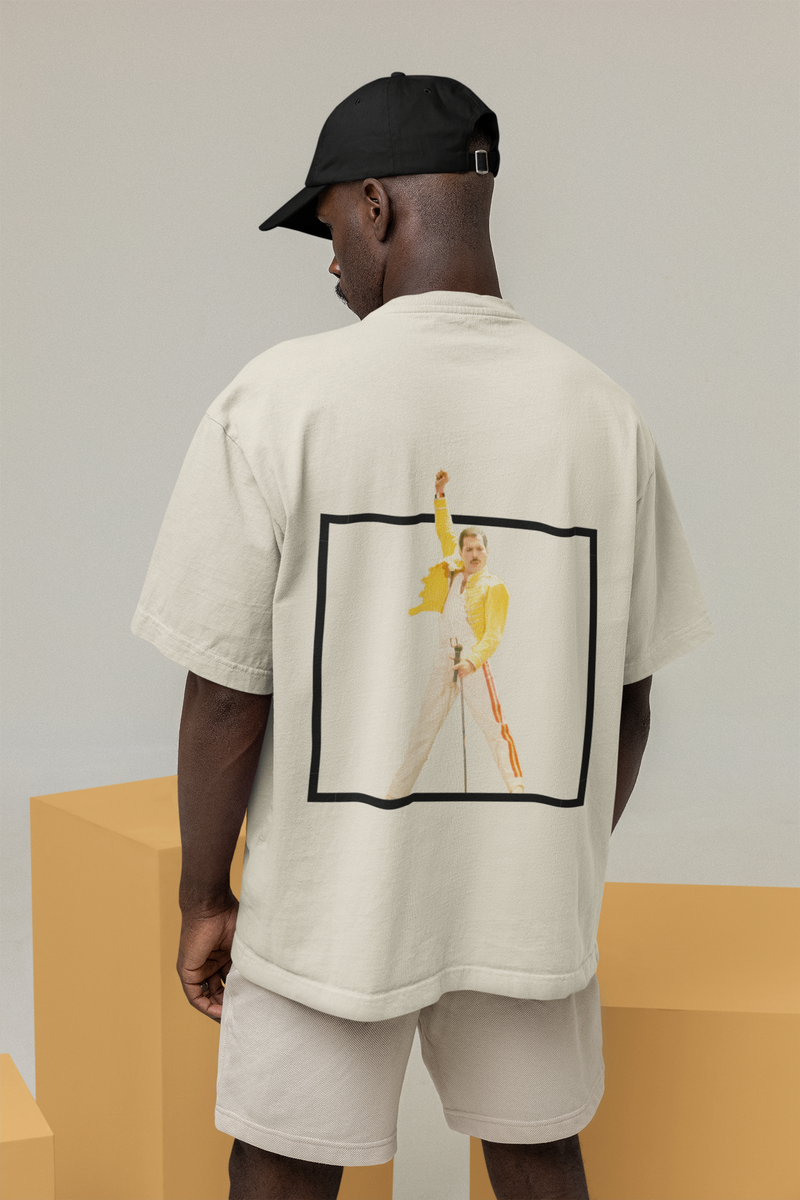 Camiseta Oversized - Freddie Mercury