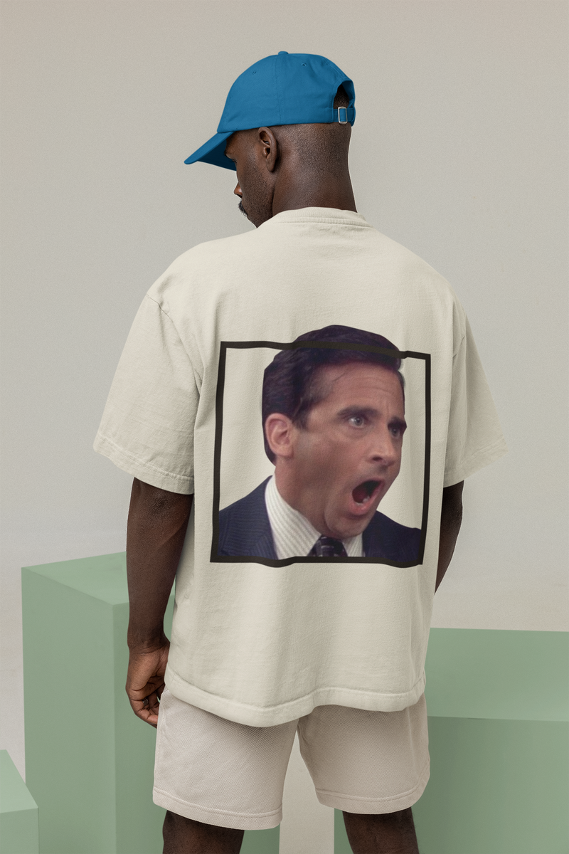 Camiseta Oversized - Michael Scott No