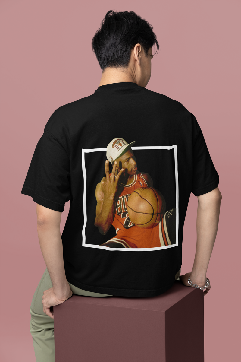 Camiseta Oversized - Jordan tri