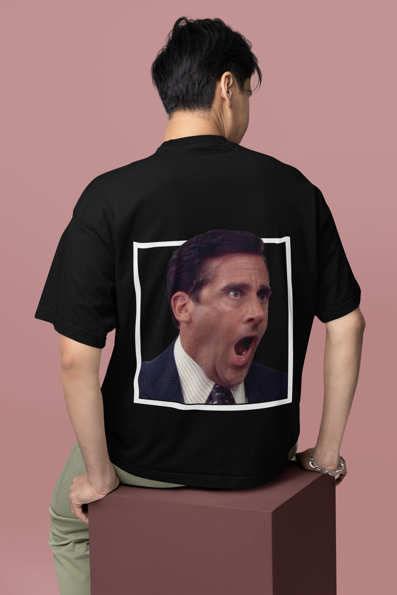 Camiseta Oversized - Michael Scott No